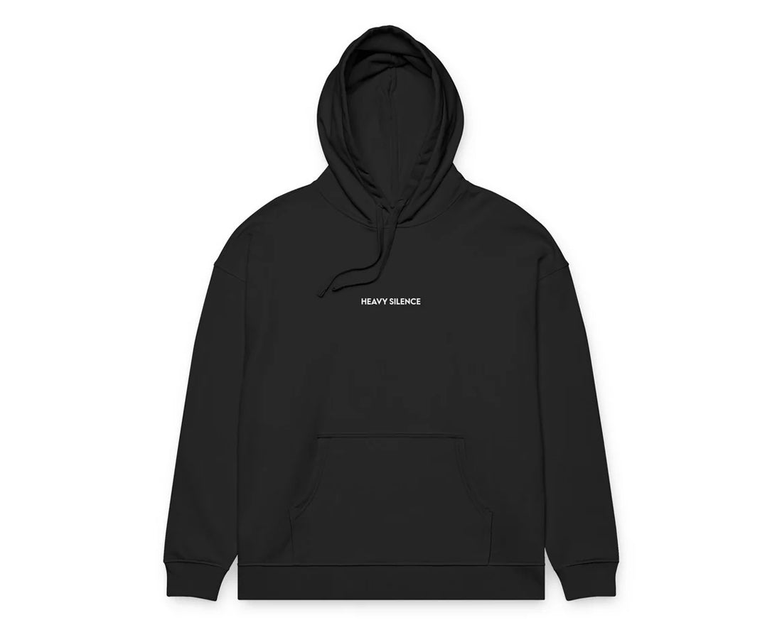 Minimalist "Happy Camper" Organic Relaxed Hoodie