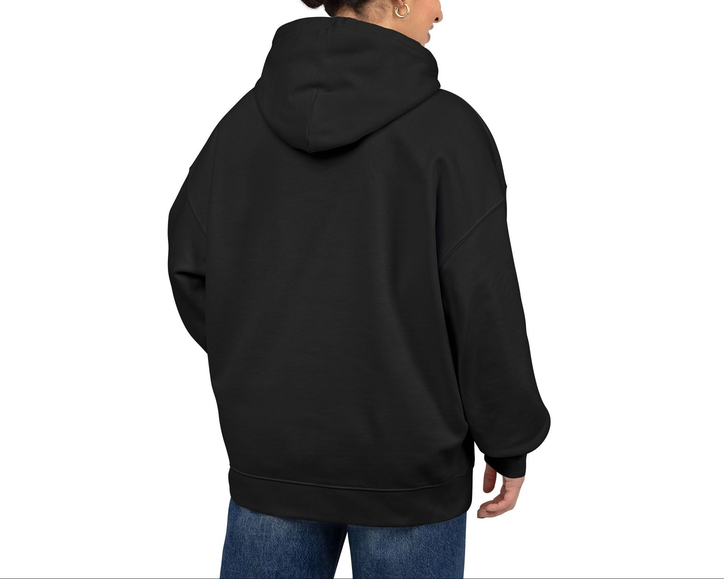 Minimalist "Happy Camper" Organic Relaxed Hoodie